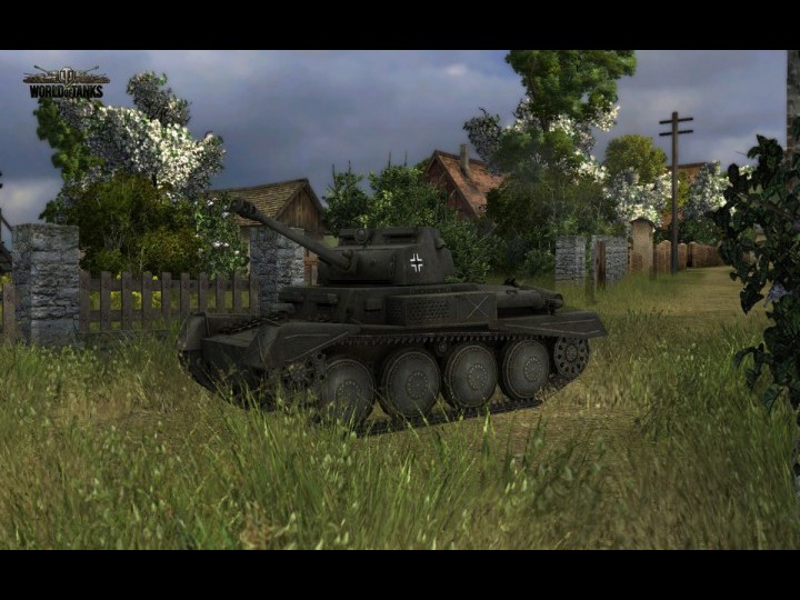 Скриншоты из игры World of Tanks.