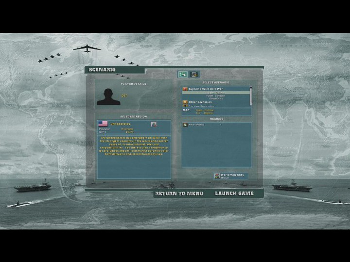 Скриншот из игры Supreme Ruler: Cold War (2011) PC (RePack от R.G.OldGames)