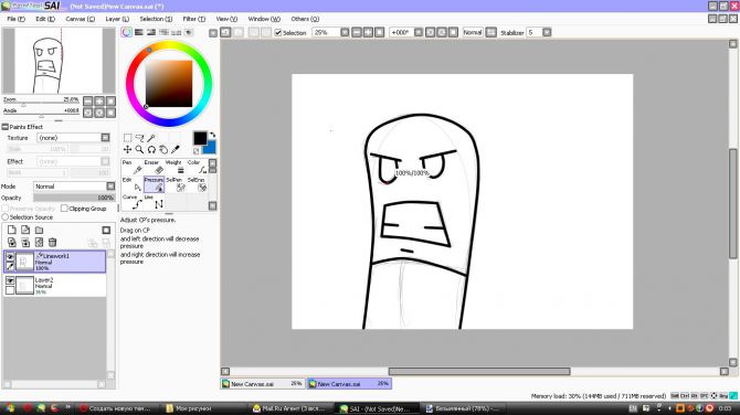 Как сделать тонкую линию в paint tool sai Как сделать тонкую линию в paint tool sai