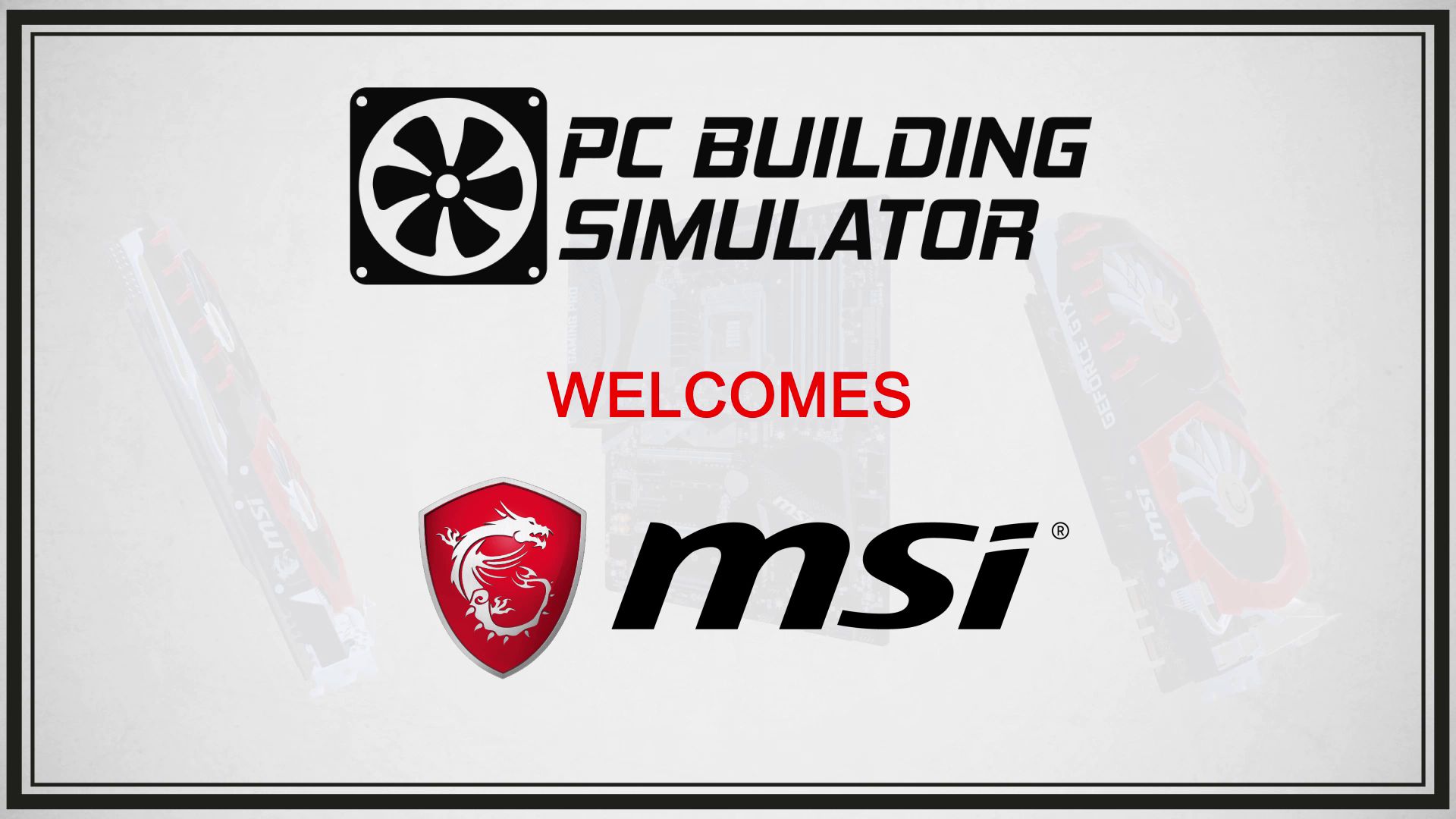 MSI в игре | PC Building Simulator
