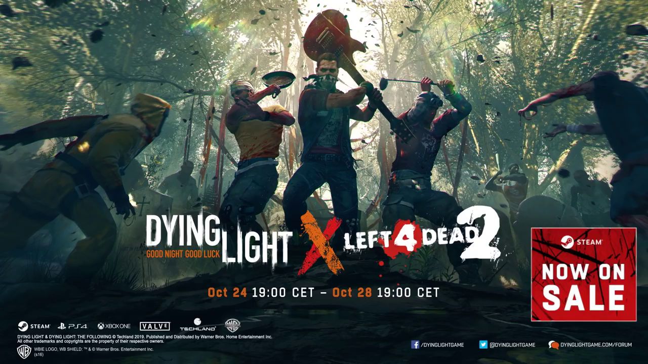 Трейлер кроссовера с Left 4 Dead 2 | Dying Light