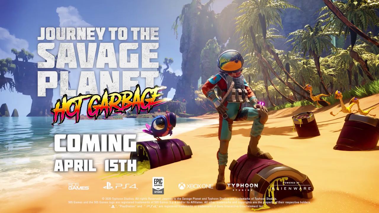 Трейлер DLC Hot Garbage | Journey to the Savage Planet