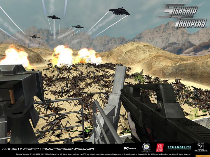 Обои для игры Звездный десант Starship Troopers на Igroport.