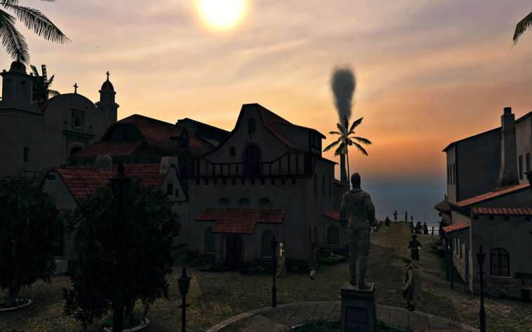 Города и поселения в игре сохранились еще со времен «Корсаров 3».
