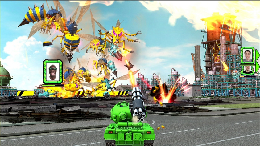 В Tank! Tank! Tank! геймпад Wii U сфотографирует вас и ваших друзей перед началом игры. Чтобы наверняка знать, кого уничтожаешь.