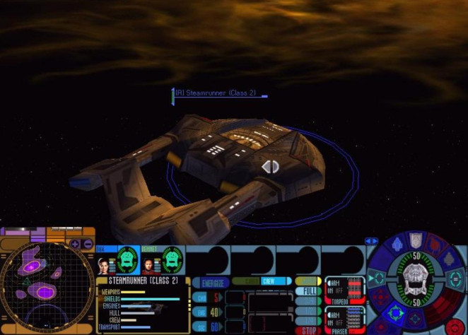 Deep Space 9: Dominion Wars. Можно еще поспорить, где больше кнопок — на интерфейсе или в кабине пилота.