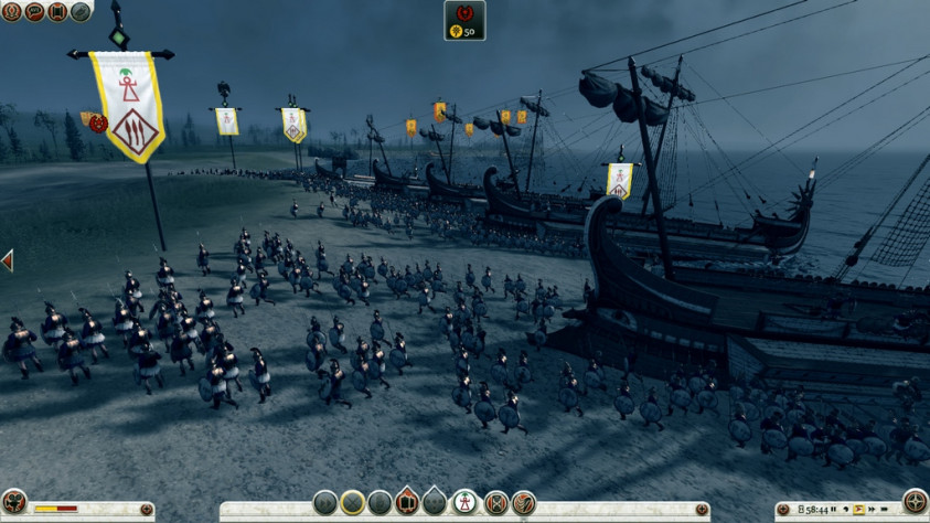 Суша и море в Rome 2 наконец объединились: битвы могут проходить даже в несколько этапов, включая морские сражения и осады на одной локации.