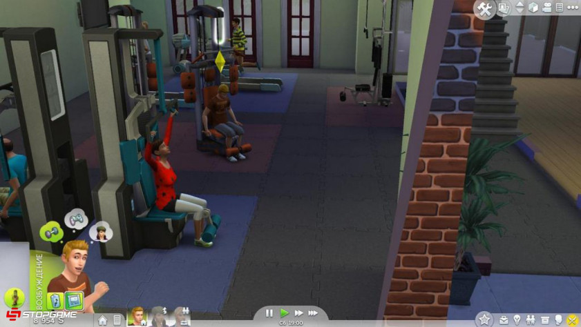 Пока ты, аноним, сидишь и играешь в The Sims 4, твой персонаж накачивает мускулы!