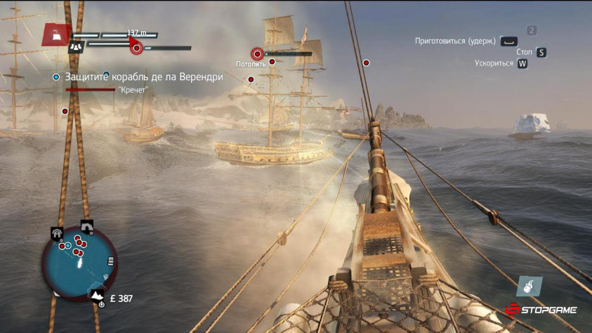 На компьютерах игра стабильно работает даже во время масштабных морских сражений.