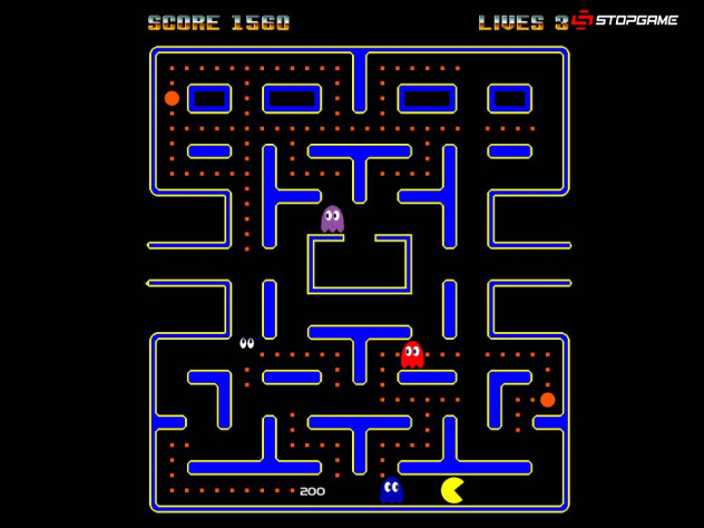 В Интернете в Pac-Man можно поиграть хоть прямо сейчас.