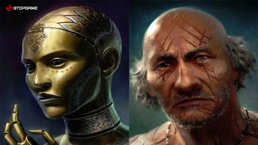 DLC White March подарит двух новых компаньонов: Дьявол из Карока (слева) и монах Закуа (справа).
