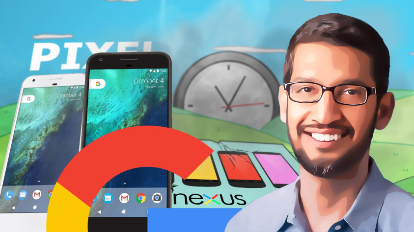 Глава Google представил смартфоны Pixel и Pixel XL вместо линейки Nexus и назвал их истинными «гуглофонами».
