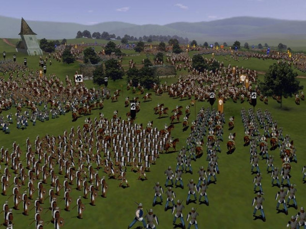 В Total War Saga: Thrones of Britannia всё примерно то же самое, но краше и современнее.
