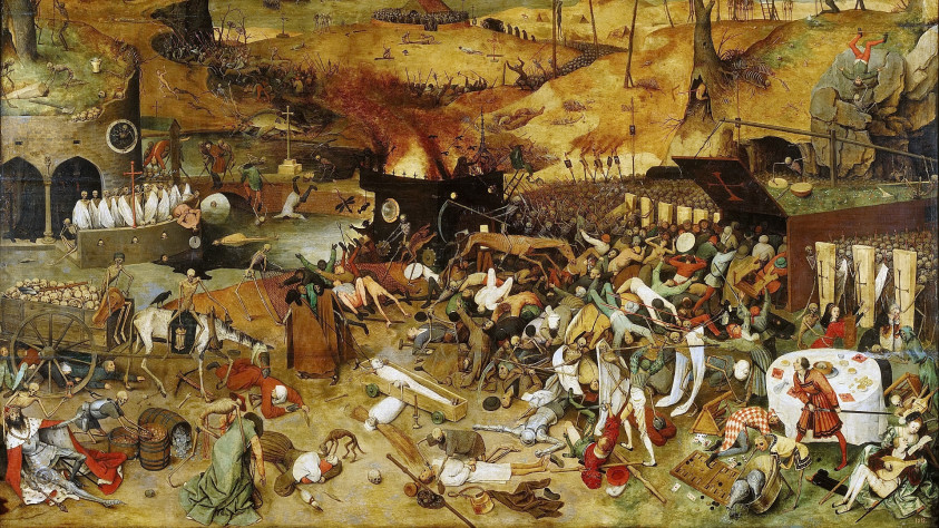 Фрагмент картины Питера Брейгеля Старшего «Триумф смерти».