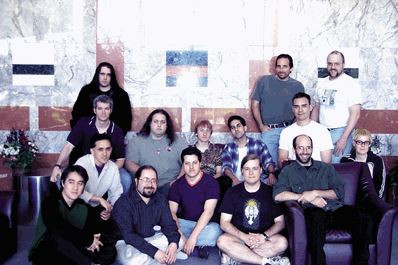 Irrational Games — фото во время разработки System Shock 2.