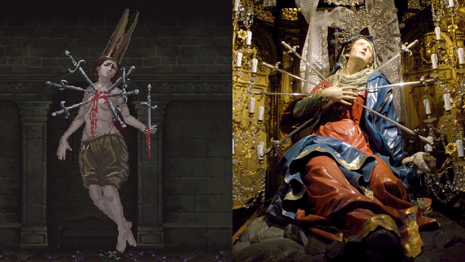 Не обошлось в Blasphemous и без библейских отсылок. 