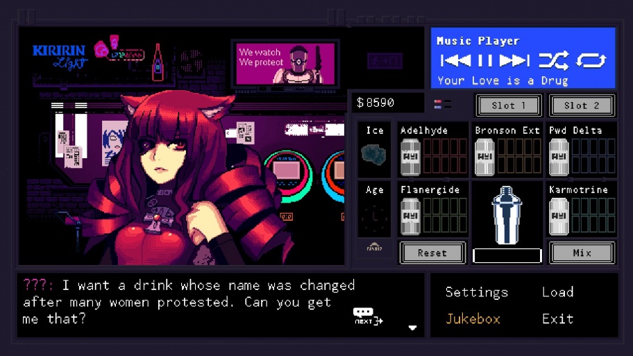 Мы зря пропустили VA-11 Hall-A: Cyberpunk Bartender Action
