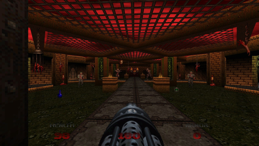 Поклонники PS1-издания классической Doom почувствуют себя как дома: многие звуковые эффекты позаимствовали оттуда, а тревожный эмбиент писал всё тот же Обри Ходжес (Aubrey Hodges).