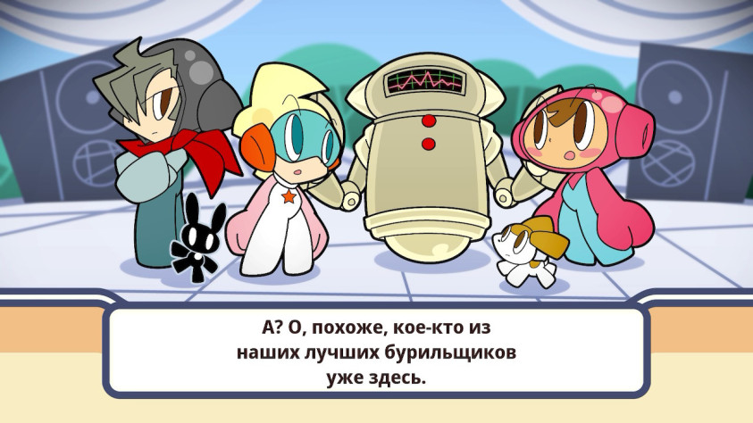 Игра переведена на русский язык, но озвучивание доступно лишь на японском.