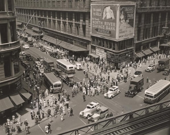 Геральд-сквер, Нью-Йорк, США, 1935 г.