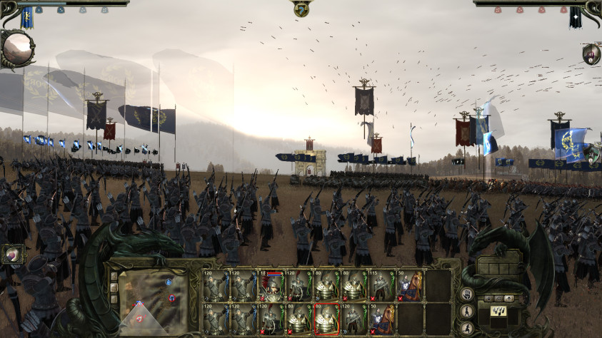 А вот в King Arthur II: The Role-Playing Wargame сражения были очень масштабными.