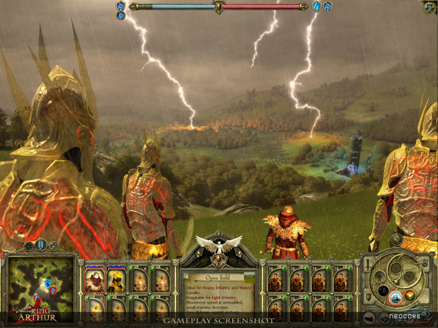 Вот так выглядит King Arthur: The Role-Playing Wargame.