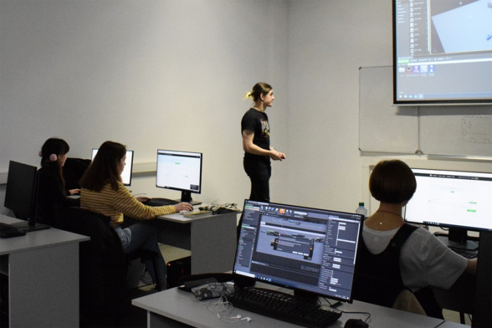 Изучение Unreal Engine начинается на втором курсе (Фотограф — Анастасия Коченихина).
