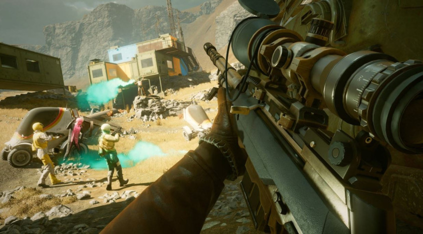 В игре есть только одна снайперская винтовка с оптическим прицелом.