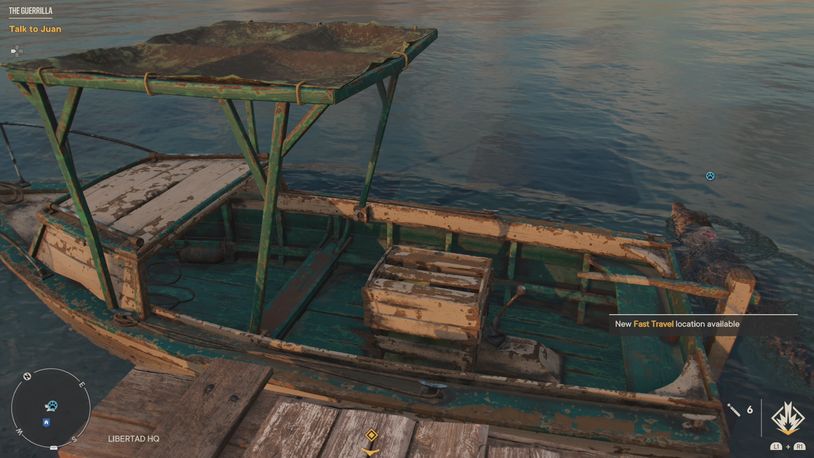 Если уплыть на этой лодке в начале игры, можно увидеть секретную концовку.