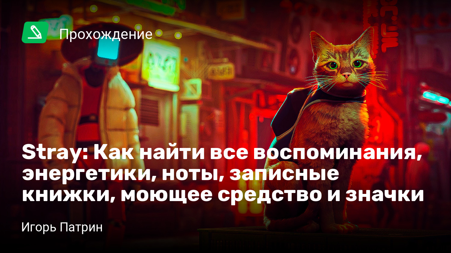 Stray: Как найти все воспоминания, энергетики, ноты, записные книжки,  моющее средство и значки | StopGame