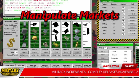 Military Incremental Complex: Анонс игры