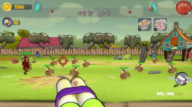 Chicken Coop Invaders: Геймплейный трейлер