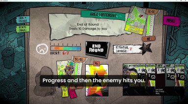 Lucky Punk: a push your luck Deckbuilder: Геймплейный трейлер