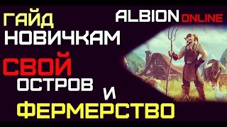 Albion Online — Свой остров и фермерство.