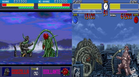 Бой с Godzilla Battle Legends & Godzilla Great Monster Battle