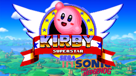 Kirby in Sonic the Hadgehog 1 (Sega Mega Drive).