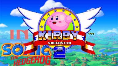 Kirby in Sonic the Hedgehog 2 (Sega Mega Drive).