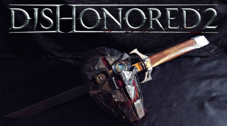 Dishonored 2 — Corvo Attano mask and blade ( Маска и клинок из металла )