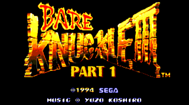 Bare Knuckle 3 — (Streets of Rage 3) — Прохождение — Часть 1