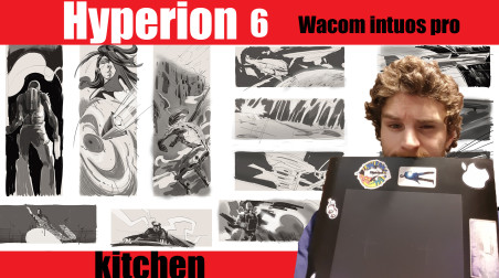 Кухня Гиперион 6 Наброски и мой планшет Wacom