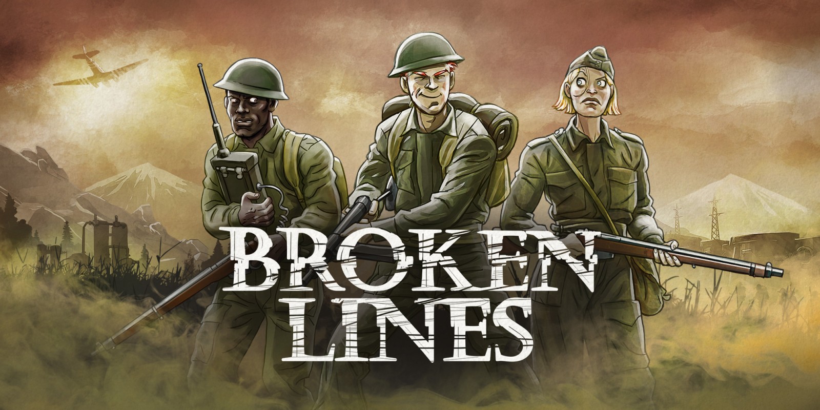 Пехота против зомби. Обзор ПК-версии Broken Lines | StopGame