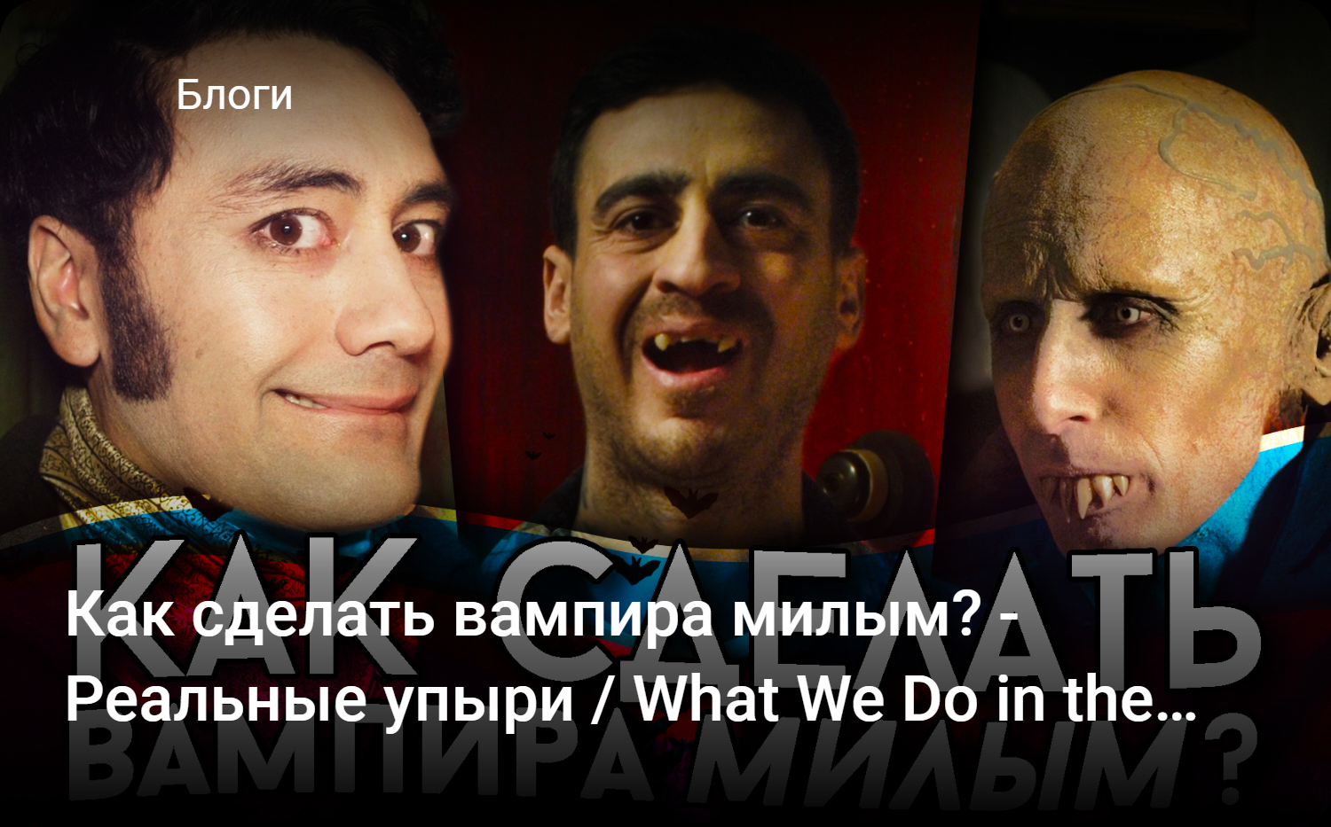 Как сделать вампира милым? — Реальные упыри / What We Do in the Shadows  (Фильм 2014) | StopGame