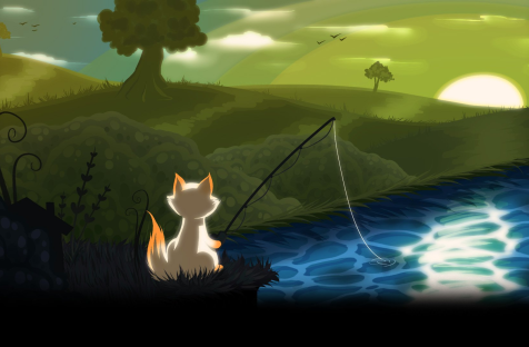 Cat Goes Fishing | Игра для расслабления