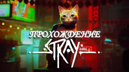 Мнение о Stray и видео прохождения приключений рыжего котика в антураже киберпанка