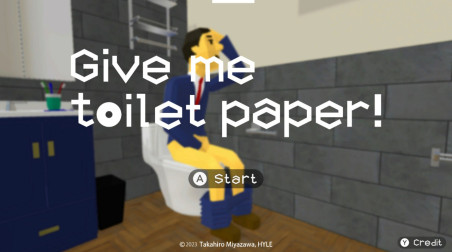 Новый инновационный эксклюзив Nintendo. Обзор Give me toilet paper!