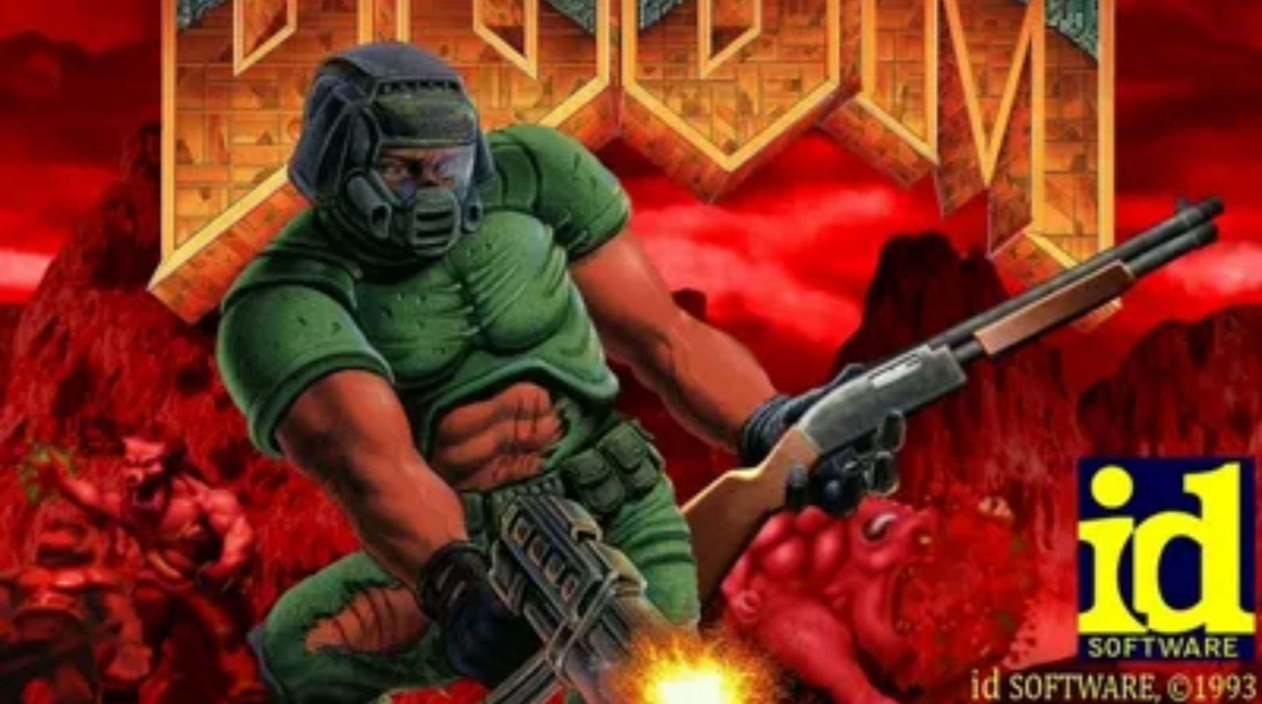 Doom dos. Дум игра 1993. Doom 1993 обложка. Doom 1 1993.