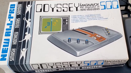 Цикл: доисторические консоли/первое поколение. Magnavox odyssey 500 «Первый Графон»