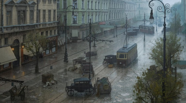 Петроград, трамваи и история