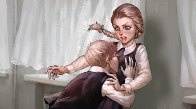 Как Зайчик играет со страхом девочек