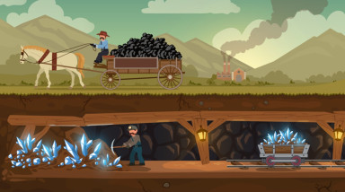 В Steam вышла игра про шахтёров, сбор ресурсов и цепочки поставок